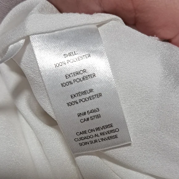 Calvin Klein White Blouse - Picture 3 of 3